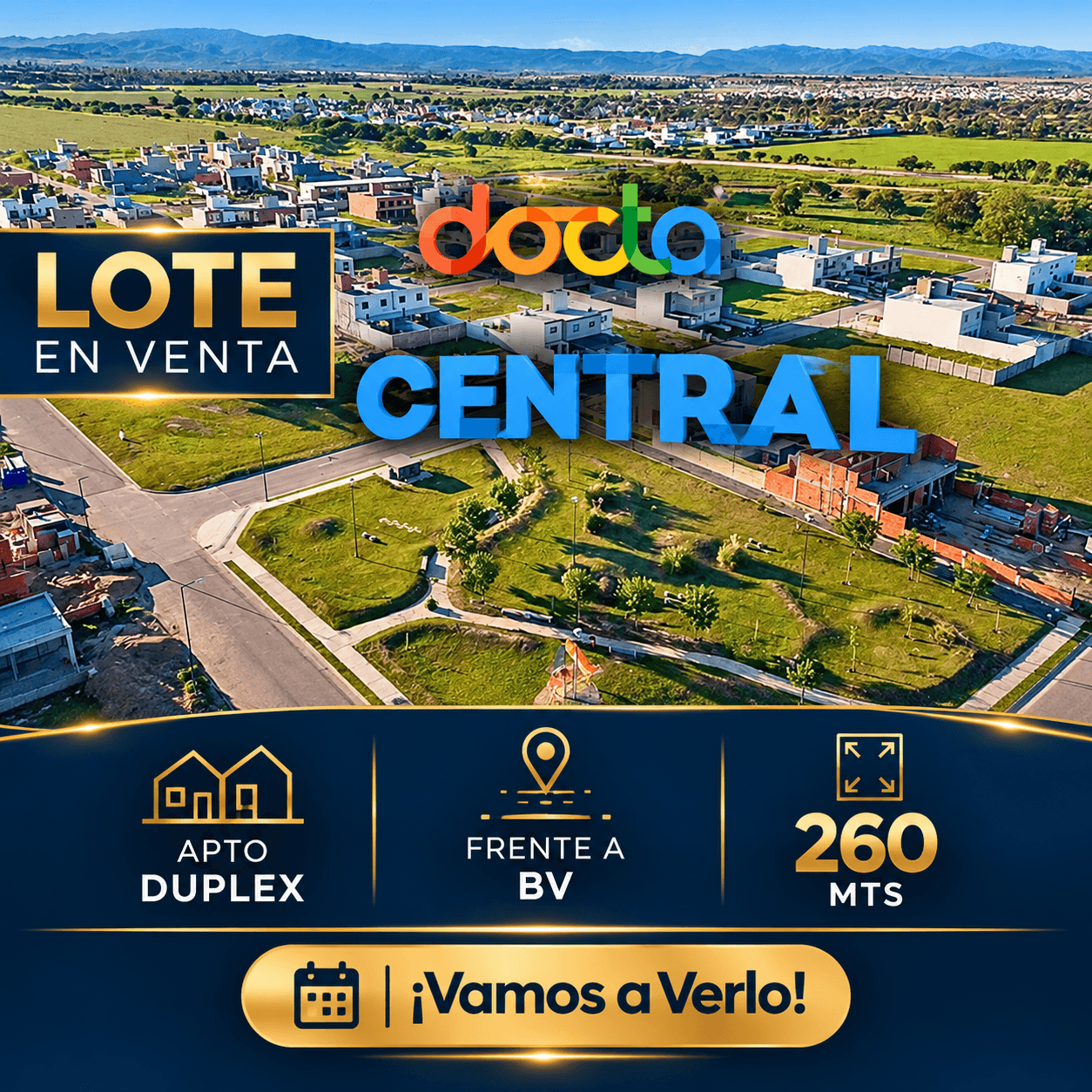 Terreno en Docta Central · X5000 Córdoba, Argentina